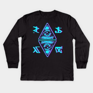 Illuminati Code Kids Long Sleeve T-Shirt